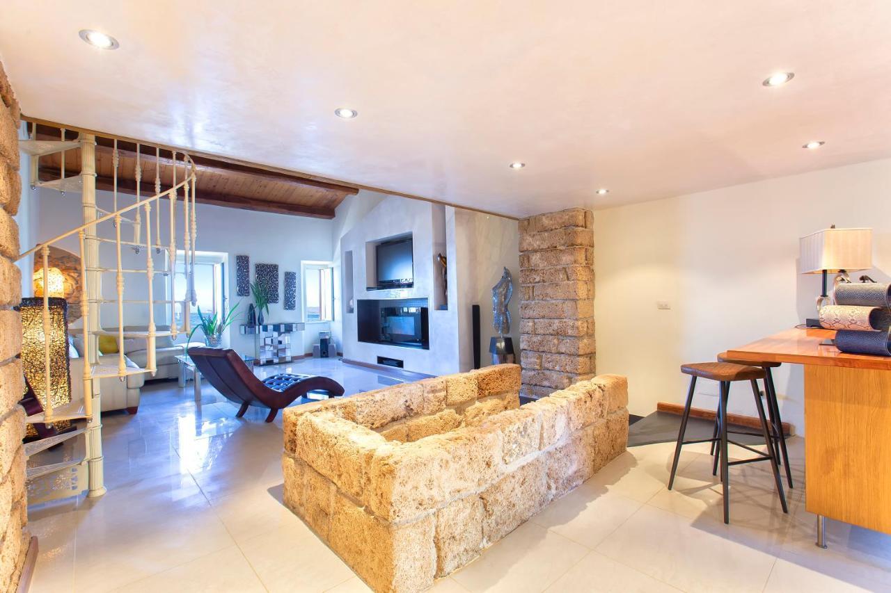 Sardinia Re - Cavour Loft Sea View Lägenhet Alghero Exteriör bild