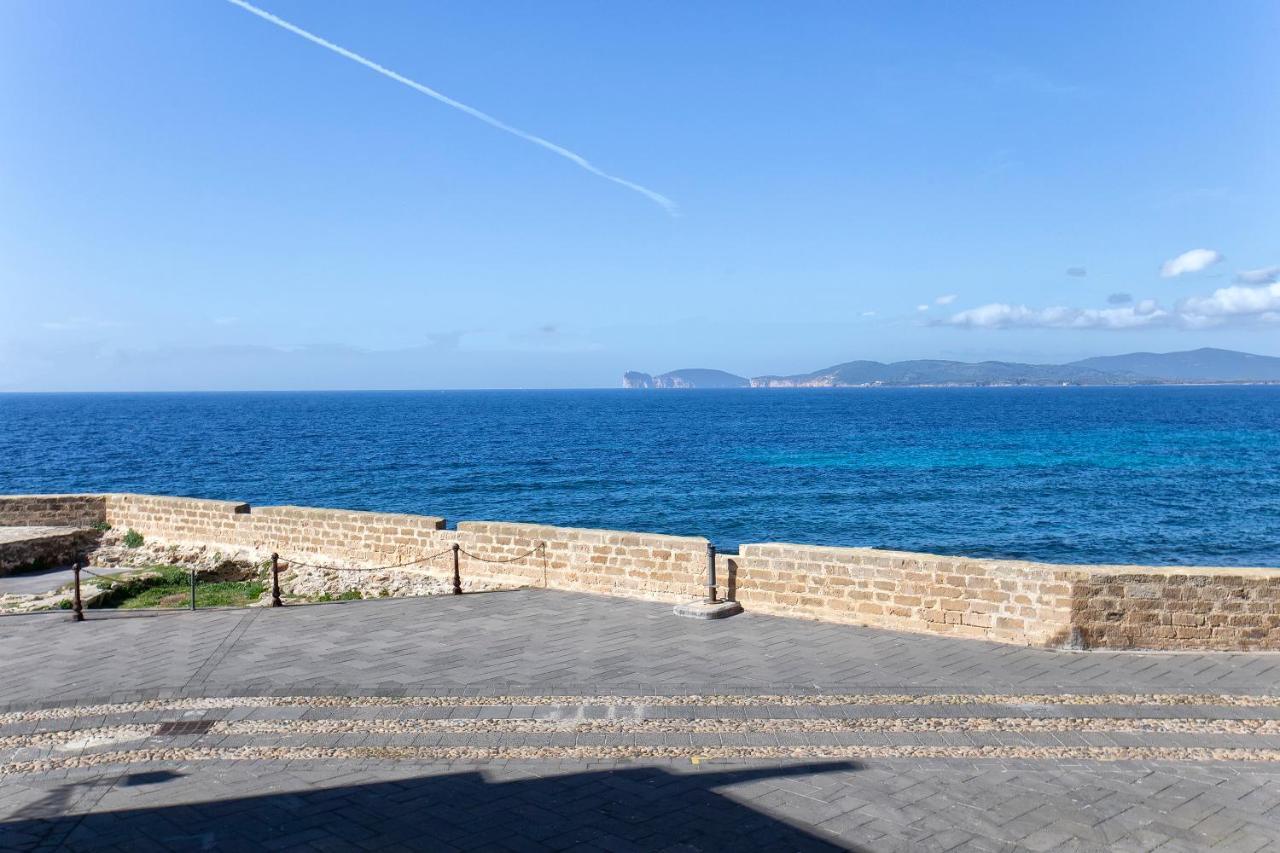 Sardinia Re - Cavour Loft Sea View Lägenhet Alghero Exteriör bild